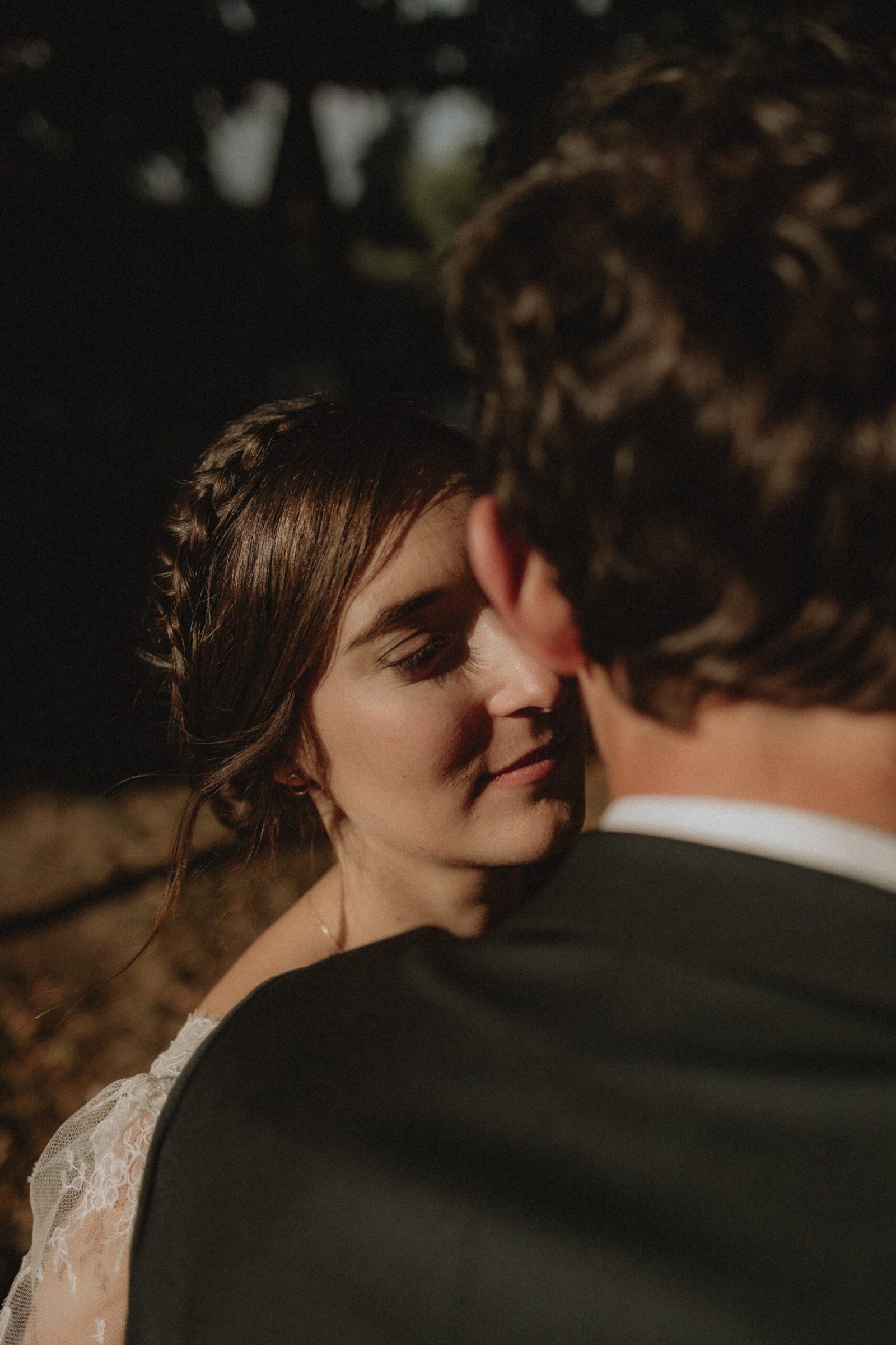 portrait photo d'une mariée au chateau de Vandeleville