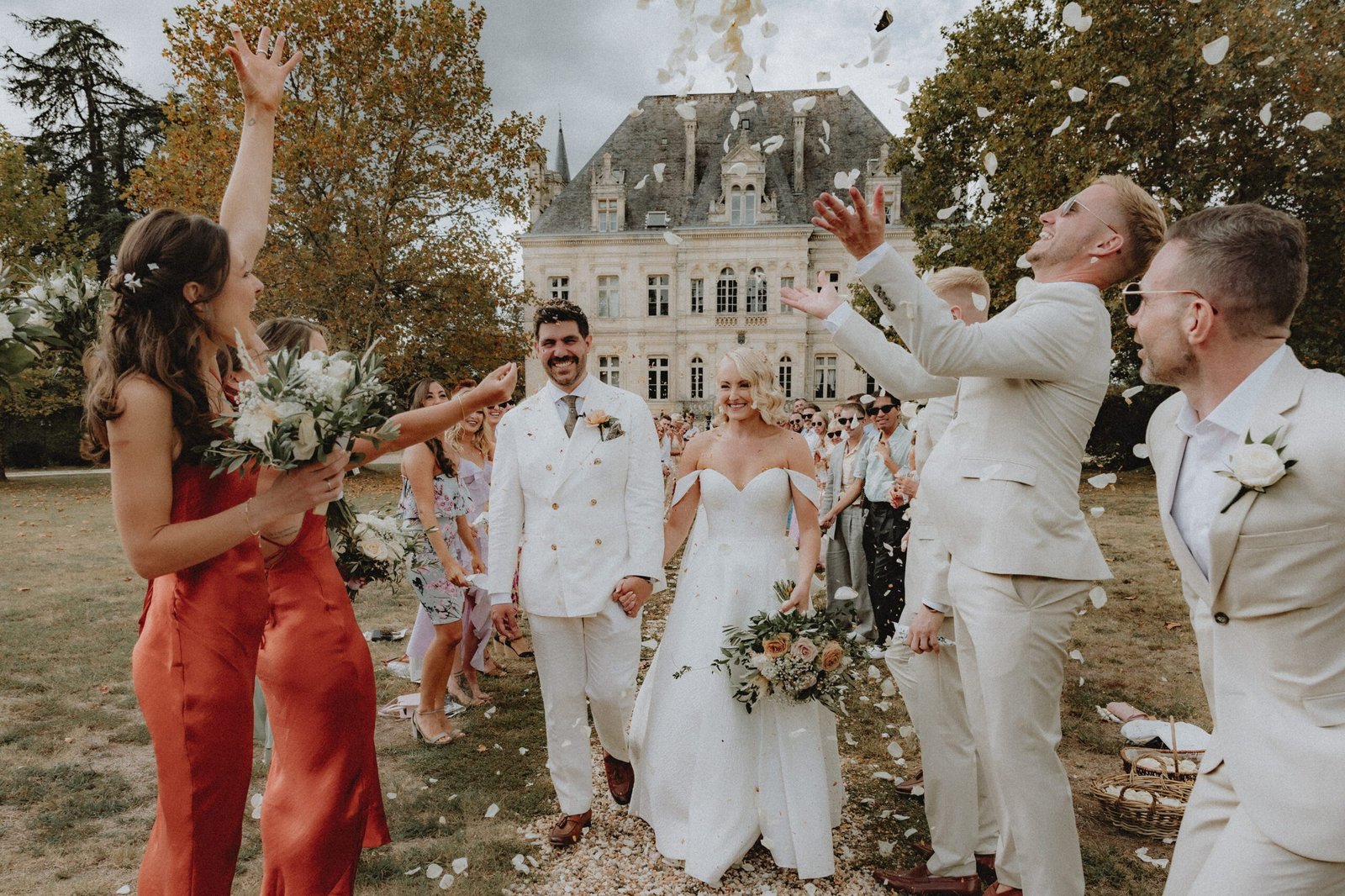 ceremonie de mariage au chateau de la Valouze
